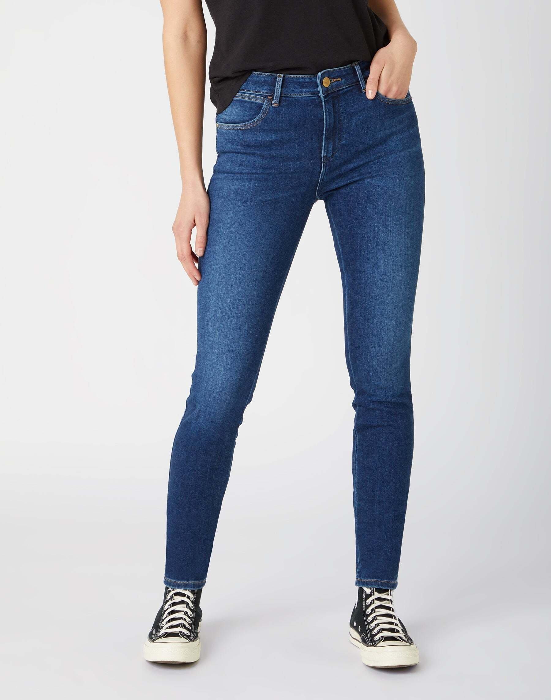 Image of Jeans Skinny Fit Skinny Damen Blau Denim L32/W25