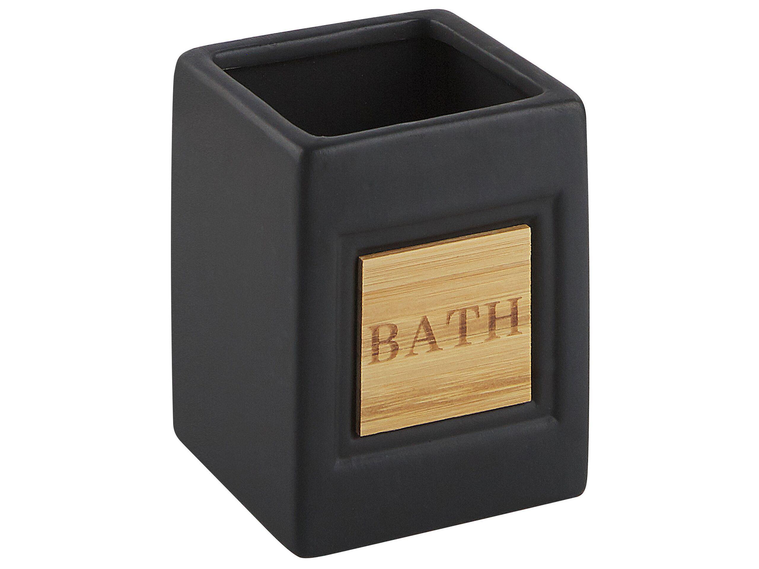 Beliani Badaccessoires Set 4-teilig aus Dolomit Klassisch KOUROU  