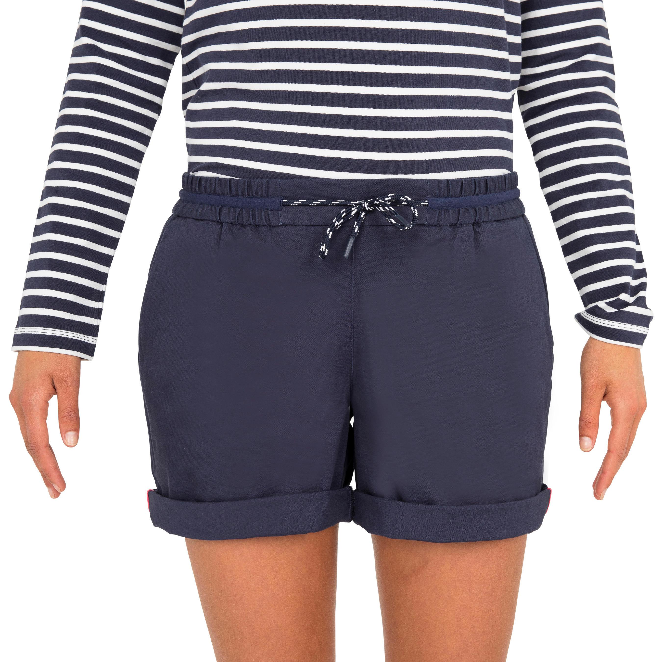 Image of Shorts - Sailing 100 Damen Blau Bedruckt L