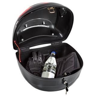 Tectake  Motorradkoffer mit extragrossem Reflektor -  Volumen ca. 22 Liter 