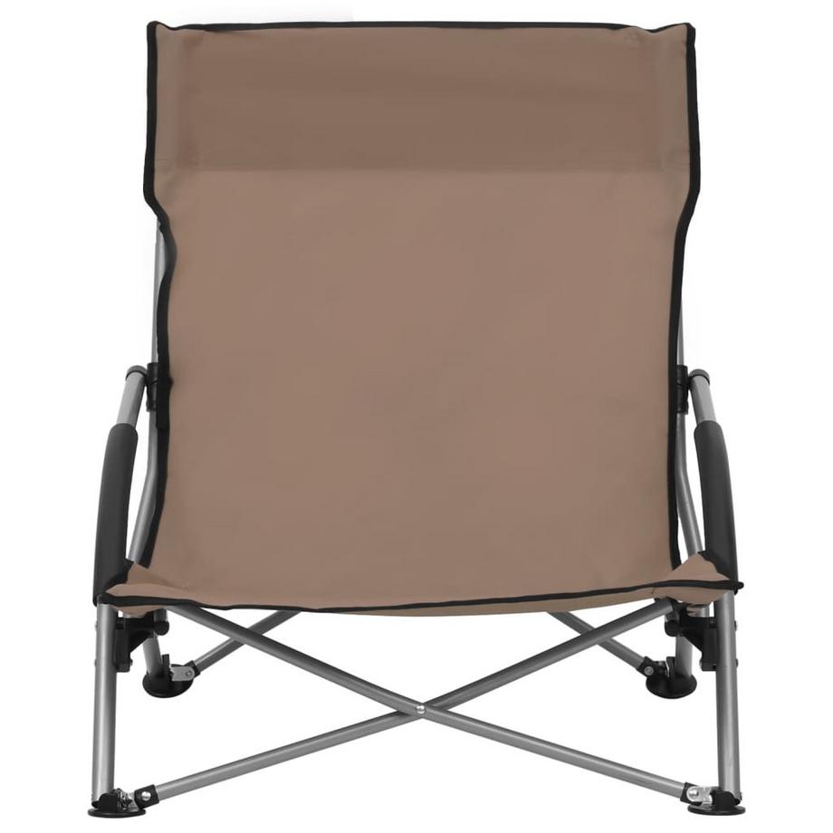 VidaXL Chaise de plage tissu  