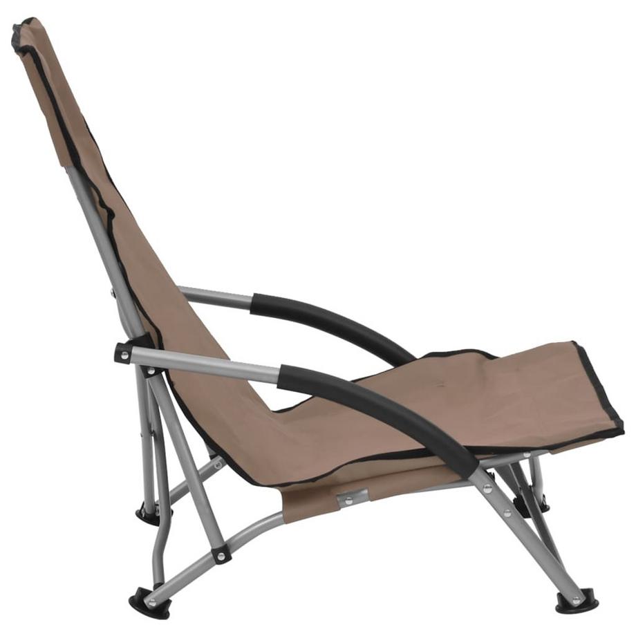 VidaXL Chaise de plage tissu  