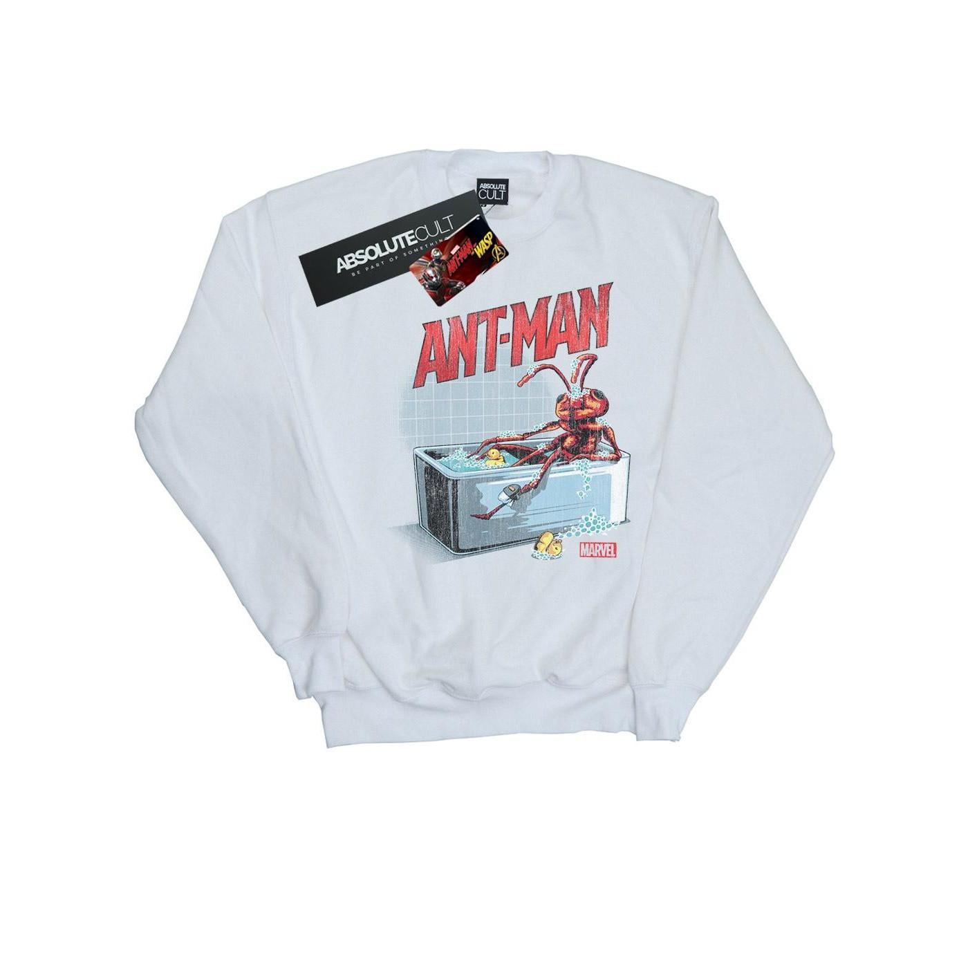 Image of Antman And The Wasp Bathing Ant Sweatshirt Damen Weiss S