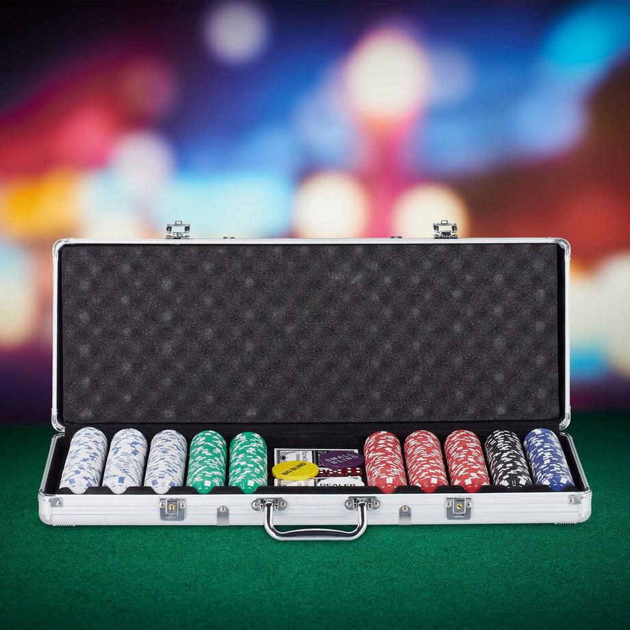B2X  Pokertasche mit 500 Chips 