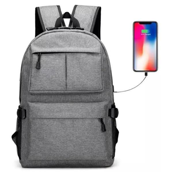 eStore Grand sac à dos durable avec port USB  