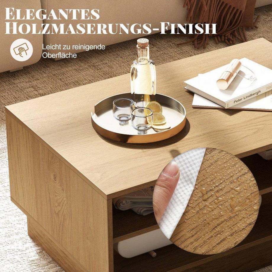 Northix Couchtisch mit Stauraum  