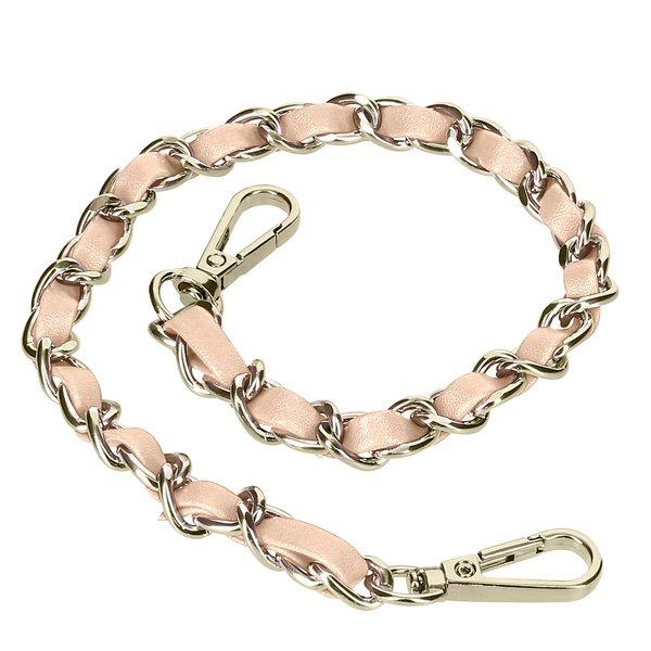 Image of Handyschmuck, geflochtene Kette Rosa