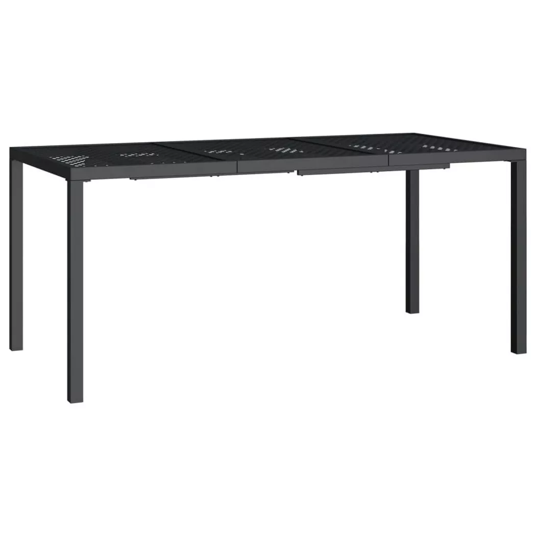 VidaXL - Table de jardin acier, One Size, Gris