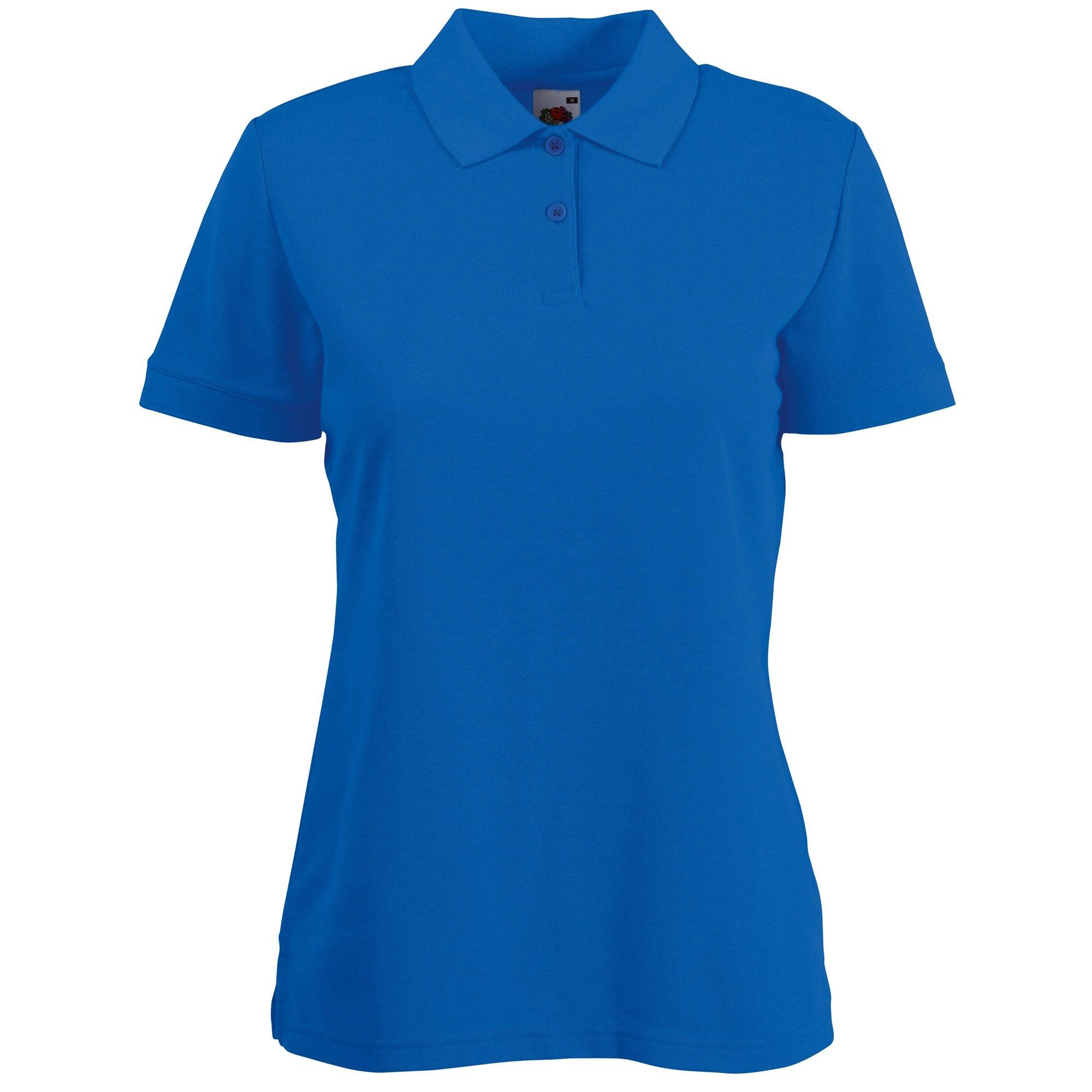 Image of Poloshirt, Kurzarm Damen Königsblau XXL