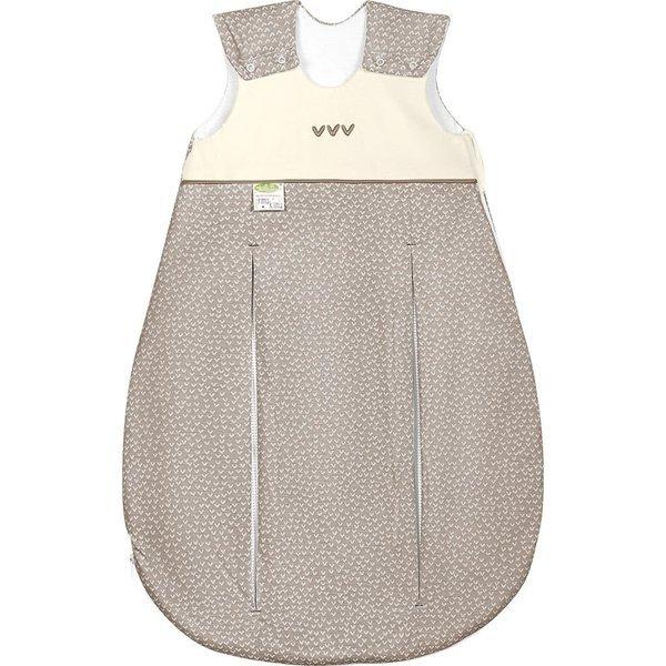 Image of Schlafsack Prima Klima Jersey Little Hearts Sweet Chocolate 70 Cm Unisex Beige