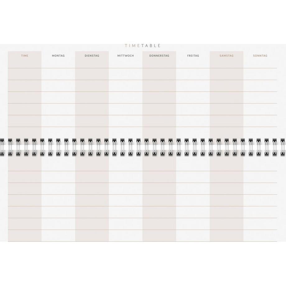 Design de calendrier de bureau , ligne Monstera