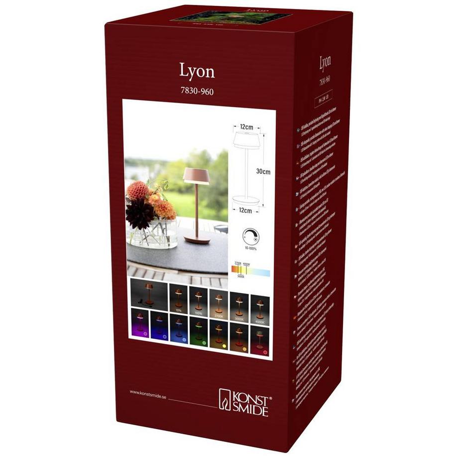 Konstsmide Lampe de table à LED USB  