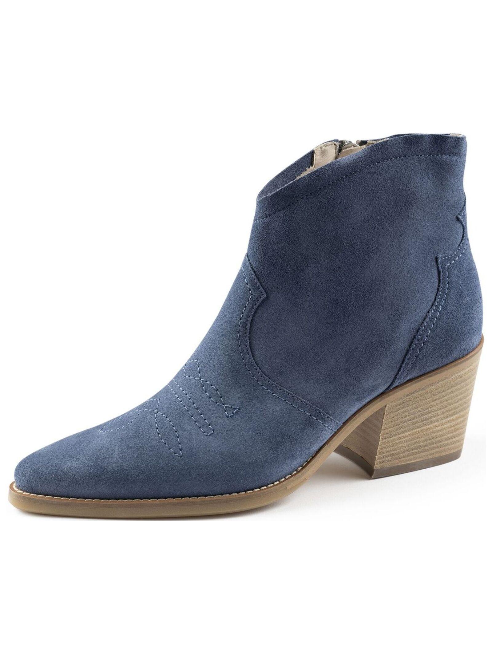 Image of Stiefelette 8110 Damen Blau 38