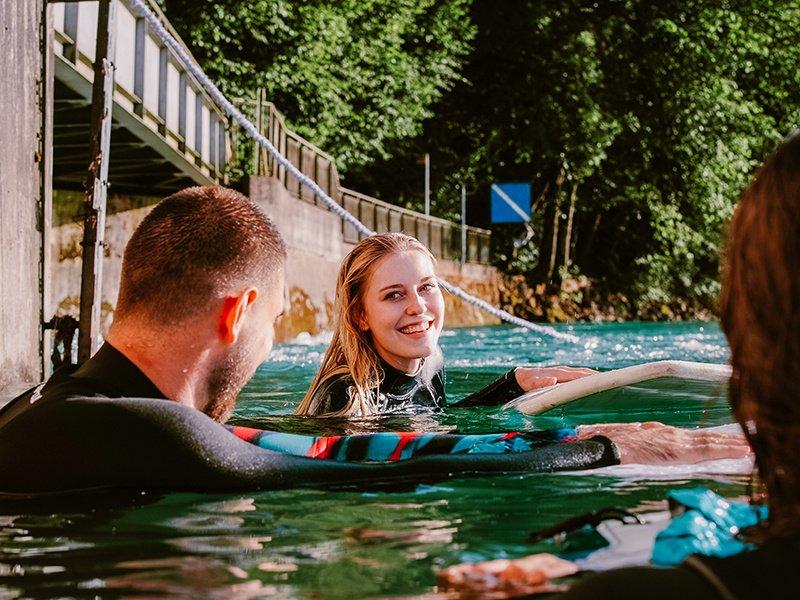 Smartbox  Adrénaline en duo : 4h d'initiation au bungee surf à Berne - Coffret Cadeau 