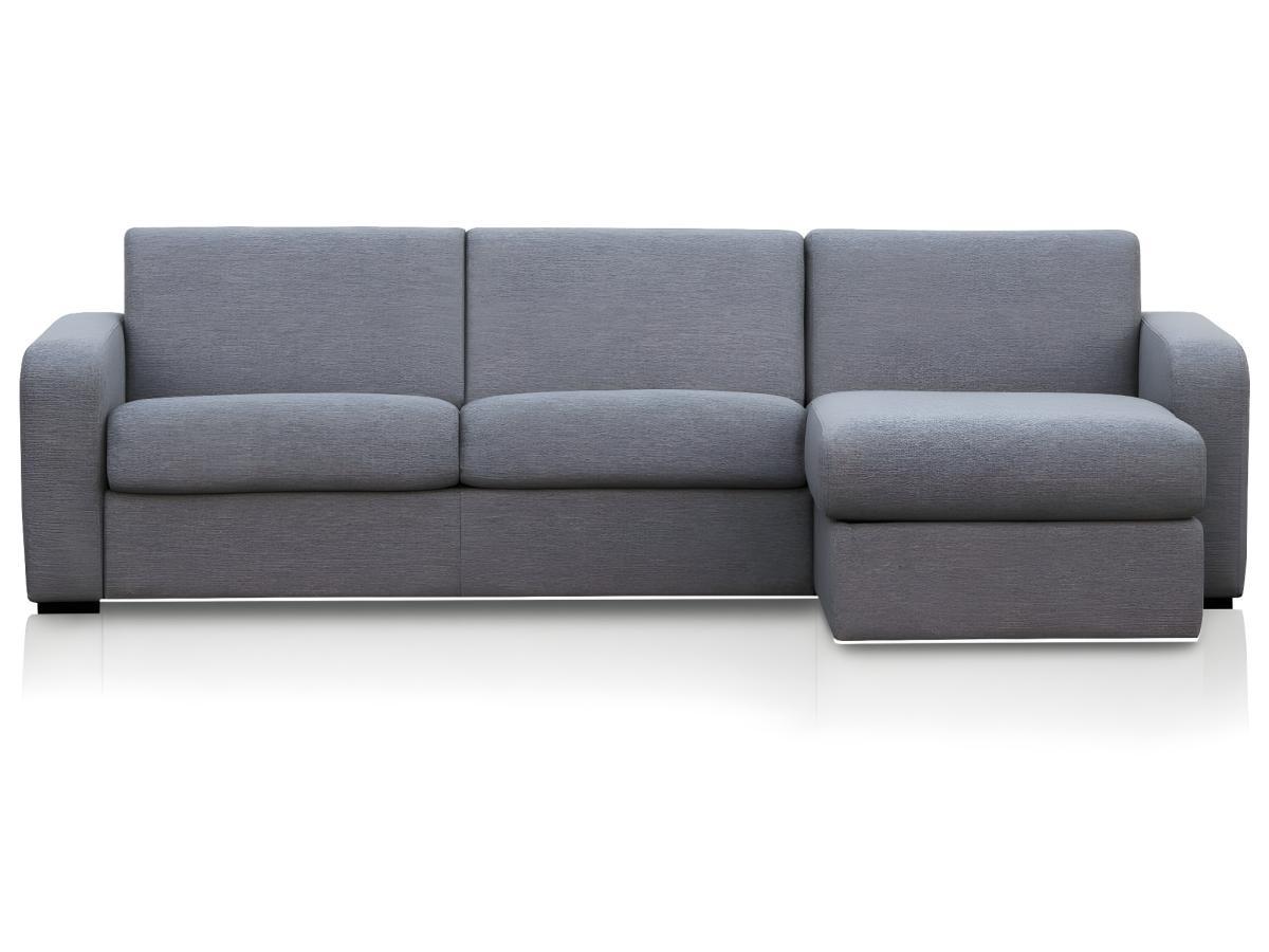 Vente-unique Ecksofa mit Schlaffunktion + Matratze Stoff FLAVIEN  