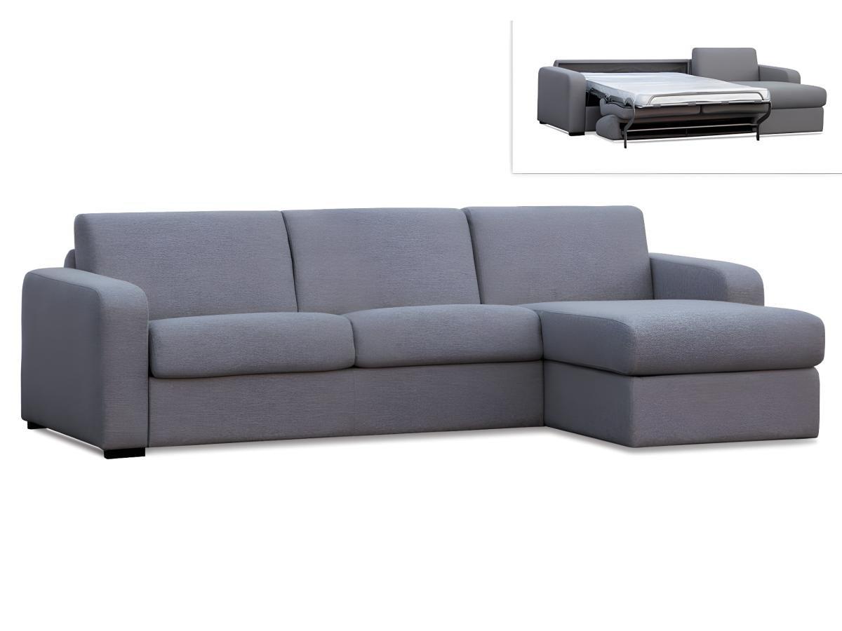 Vente-unique Ecksofa mit Schlaffunktion + Matratze Stoff FLAVIEN  