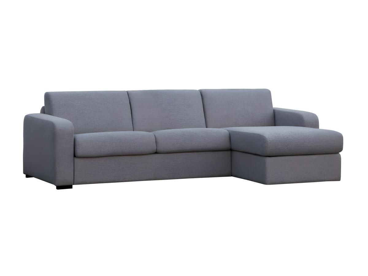 Image of Ecksofa mit Schlaffunktion + Matratze Stoff FLAVIEN Ecksofa mit Schlaffunktion + Matratze Stoff FLAVIEN