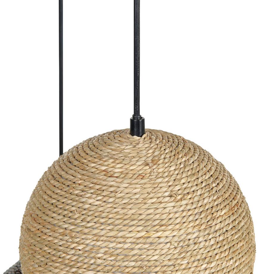 Beliani Lampe suspension en Paille  ENDRICK  
