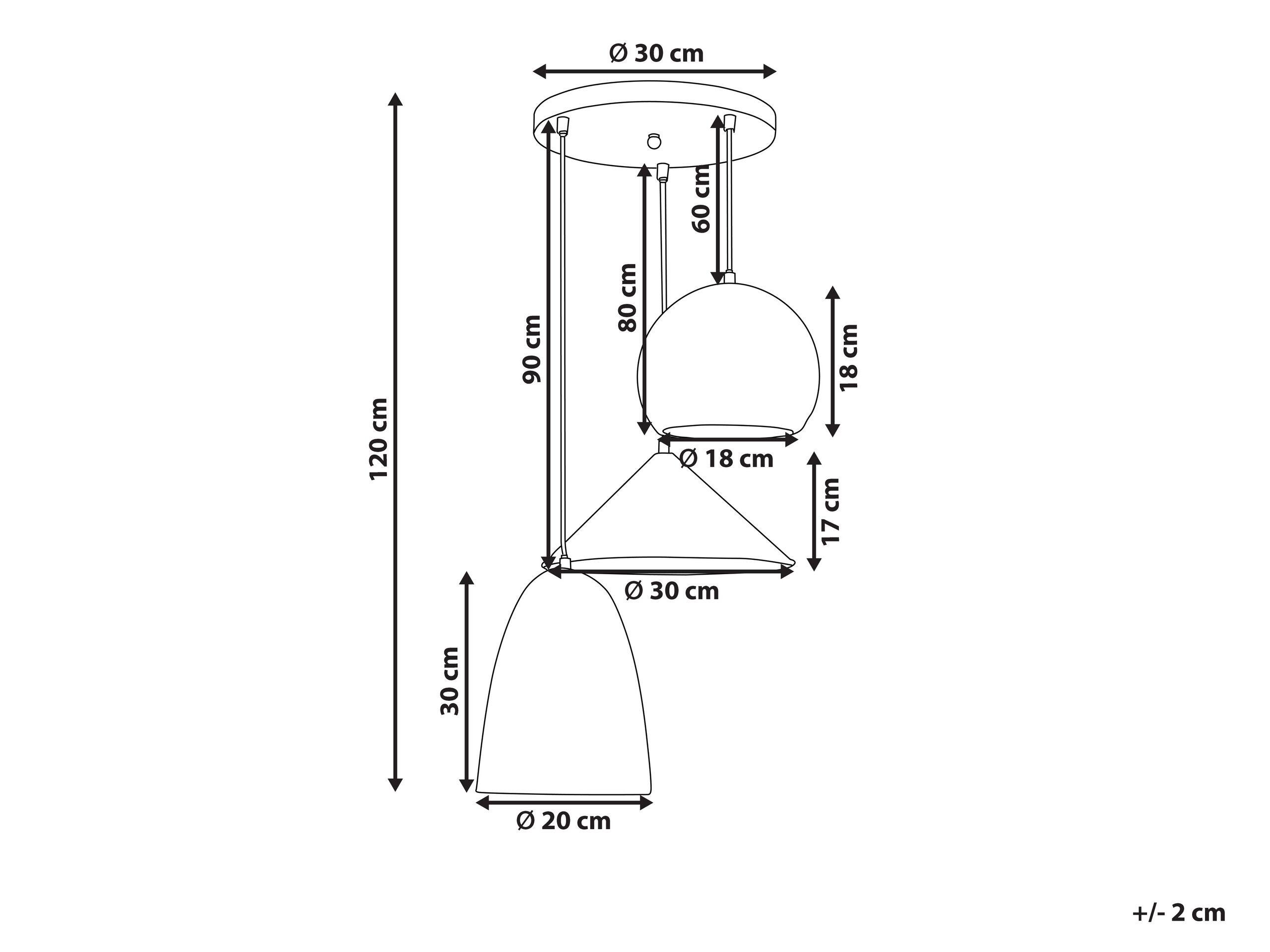 Beliani Lampe suspension en Paille Moderne ENDRICK  