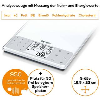 beurer Balance d'analyse de valeurs nutritionnelles DS 61  