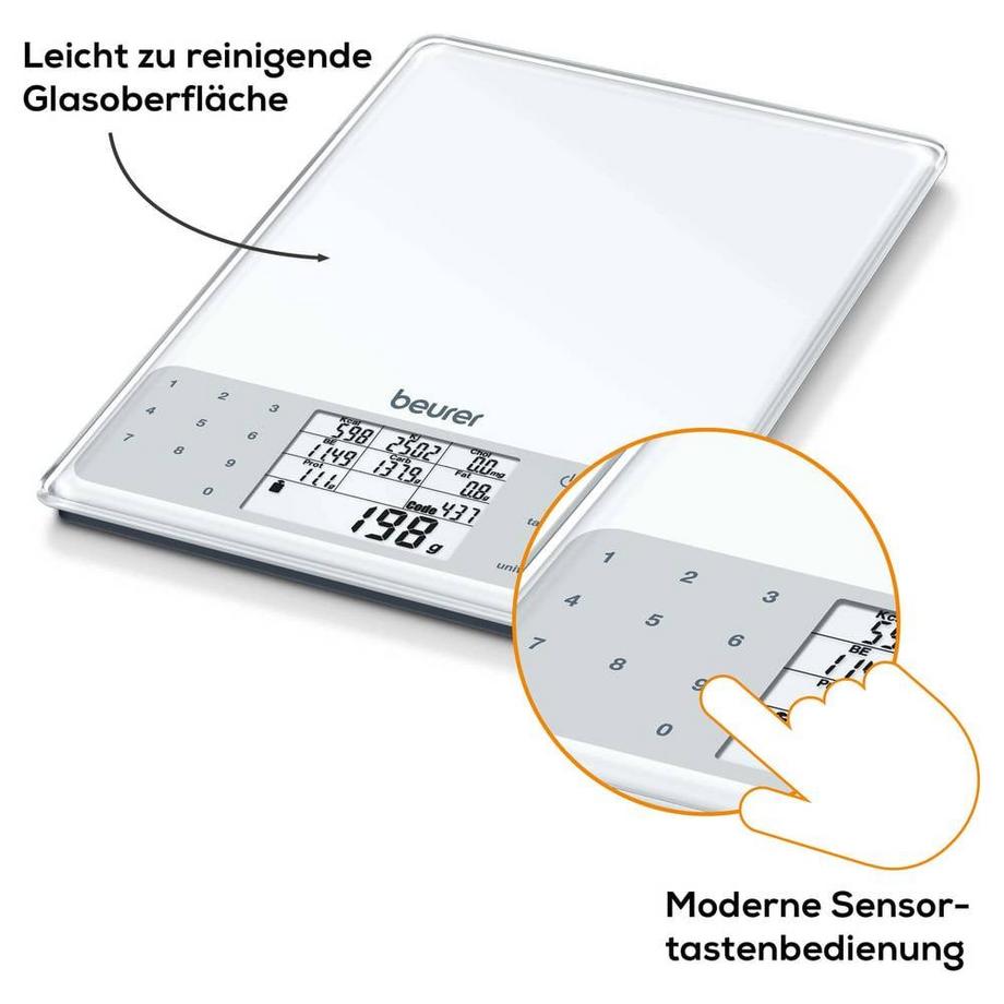 beurer Balance d'analyse de valeurs nutritionnelles DS 61  