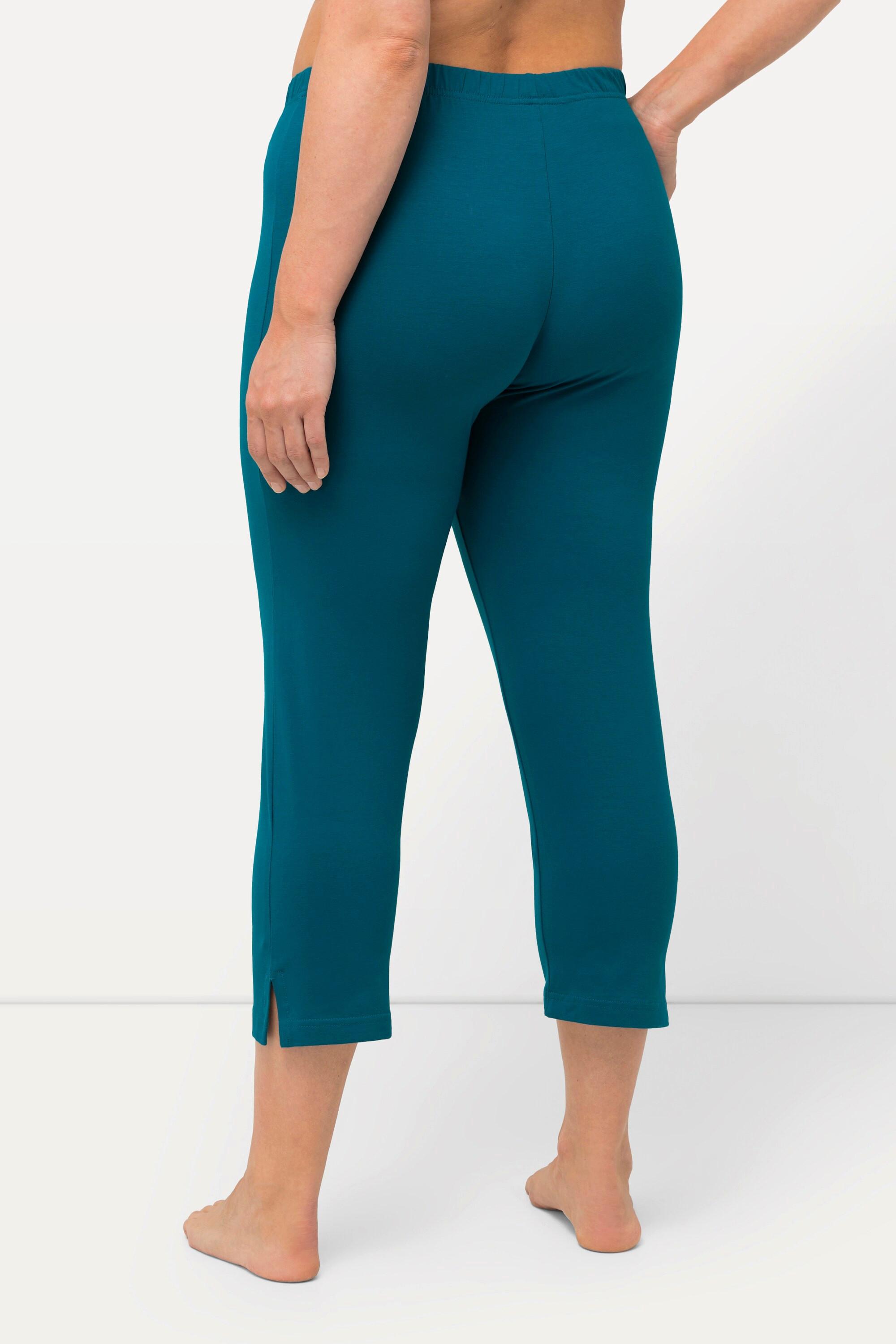 Ulla Popken  Pantaloni Capri a 7/8 con cintura elastica, fino alla tg. 72/74 