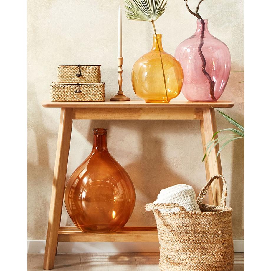 Beliani Vase décoratif en Verre  CHATNI  