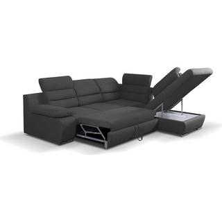 Vente-unique Ecksofa mit Schlaffunktion PYLOS Ecke Rechts  