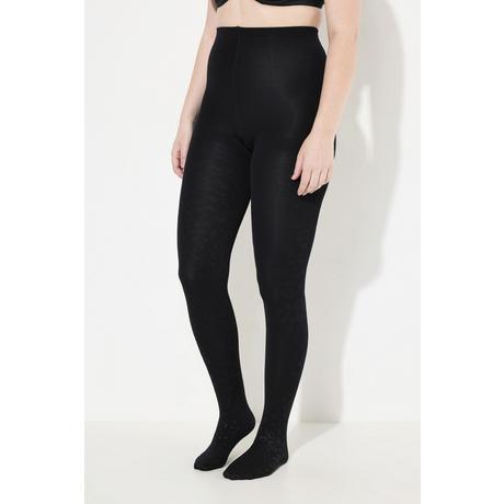 Ulla Popken  Collants en polaire thermique, avec motif léopard 