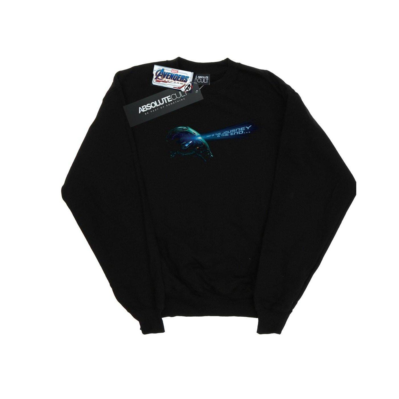 Image of Avengers Endgame Part Of The Journey Is The End Sweatshirt Unisex Schwarz 128