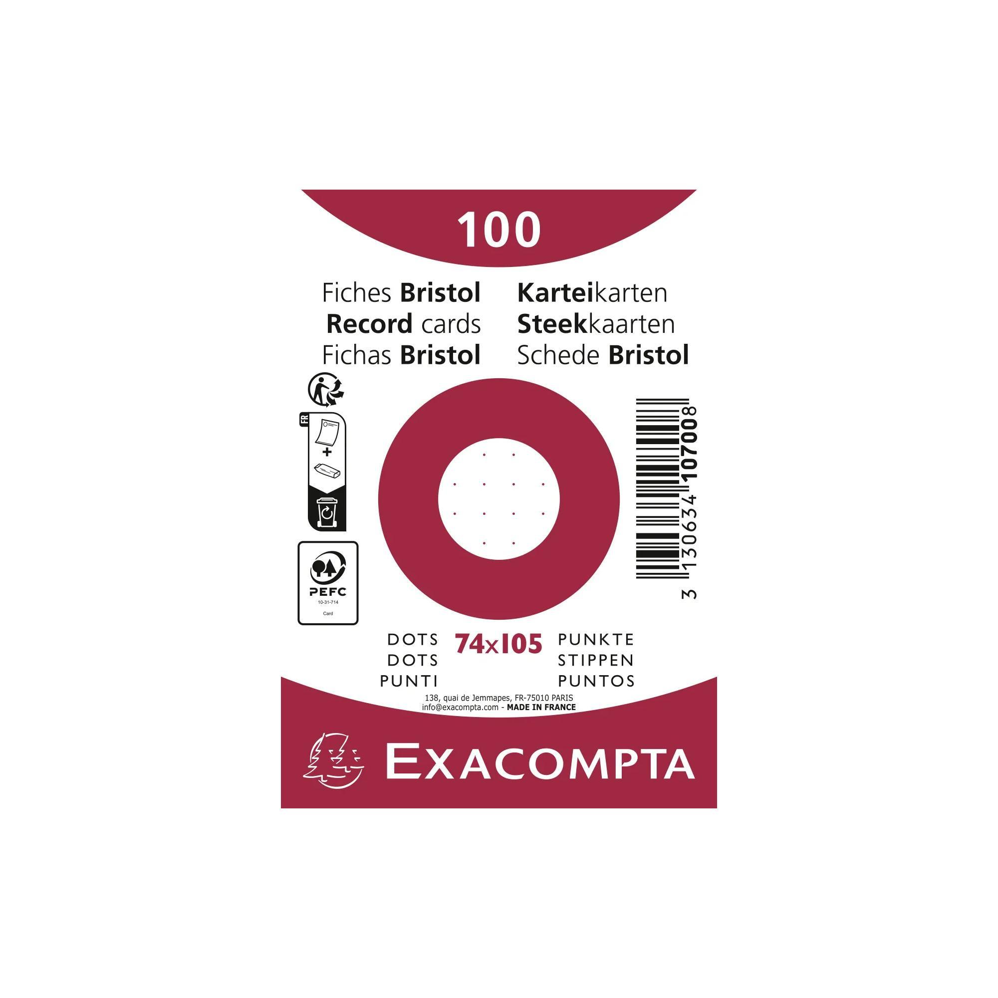 Image of Karteikarten A7 dots/punktkariert, 100 Stück eingeschweißt - x 40 Karteikarten A7 dots/punktkariert, 100 Stück eingeschweißt - x 40