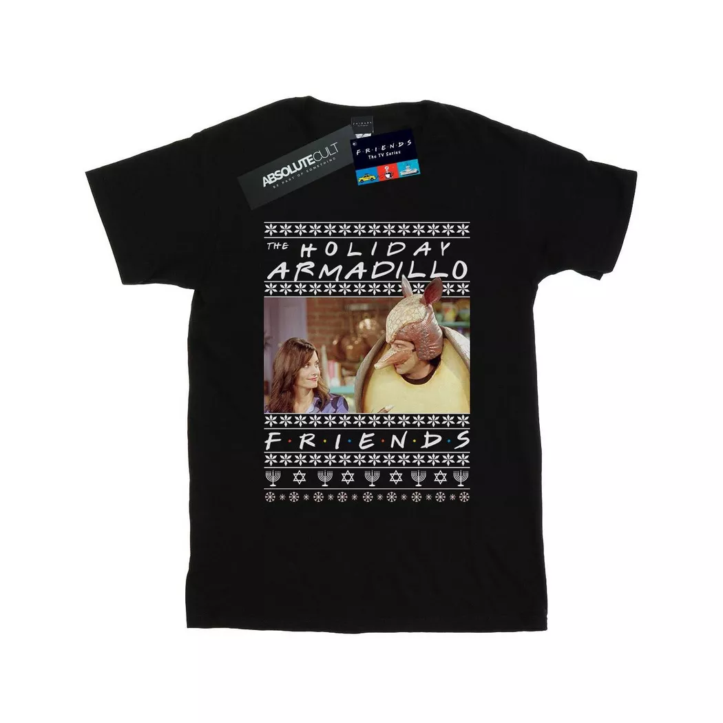 Friends - Holiday Armadillo TShirt, für Damen, Schwarz, Größe S