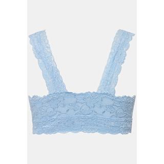 Ulla Popken  Bralette senza ferretto con pizzo e zip 