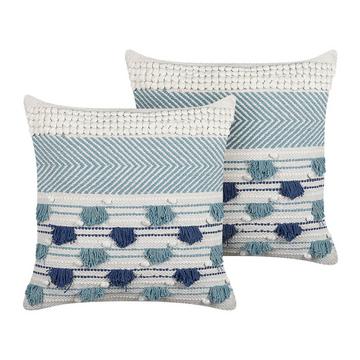 Lot de 2 coussins en Coton Boho DATURA