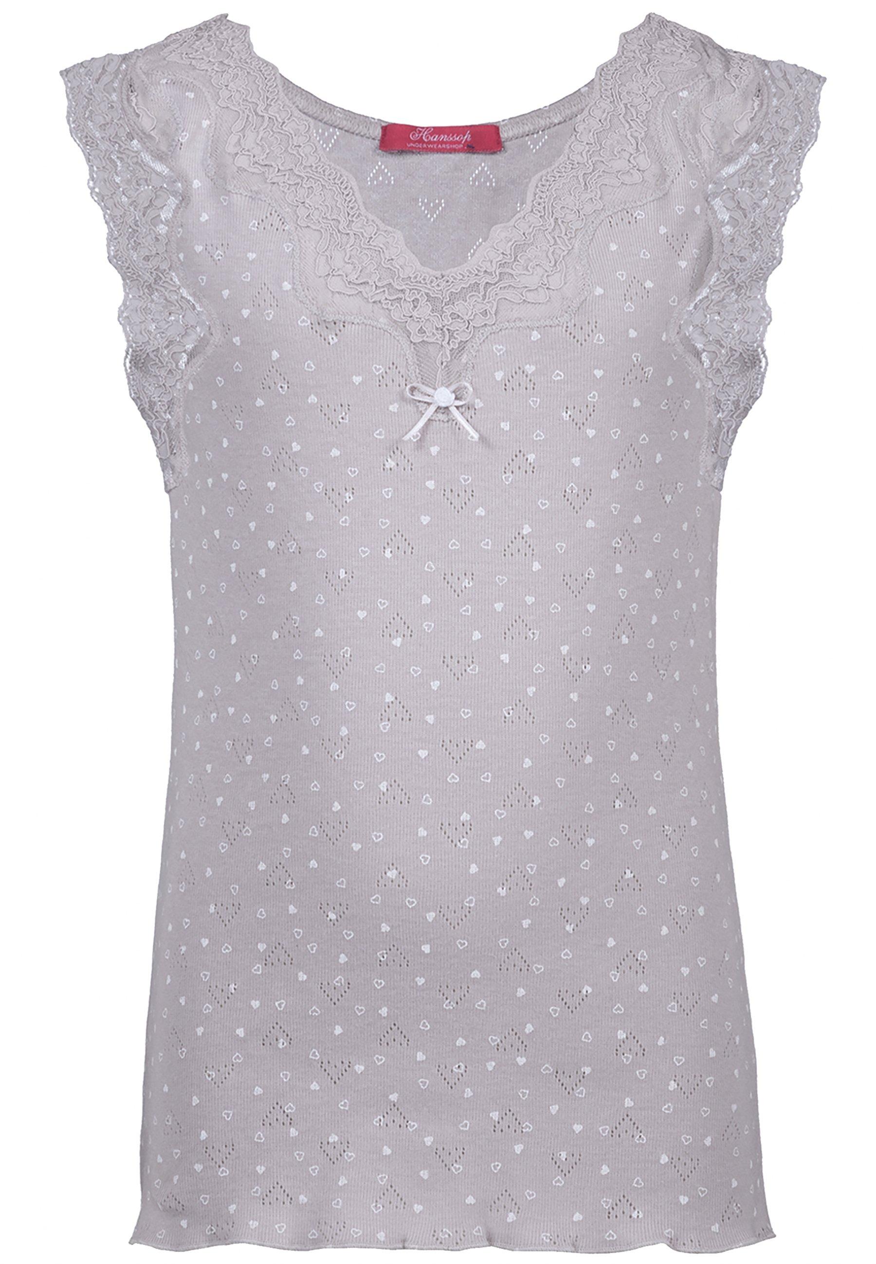 Image of Unterhemd, Pointelle, Herz Leibchen Mädchen Zimt 116
