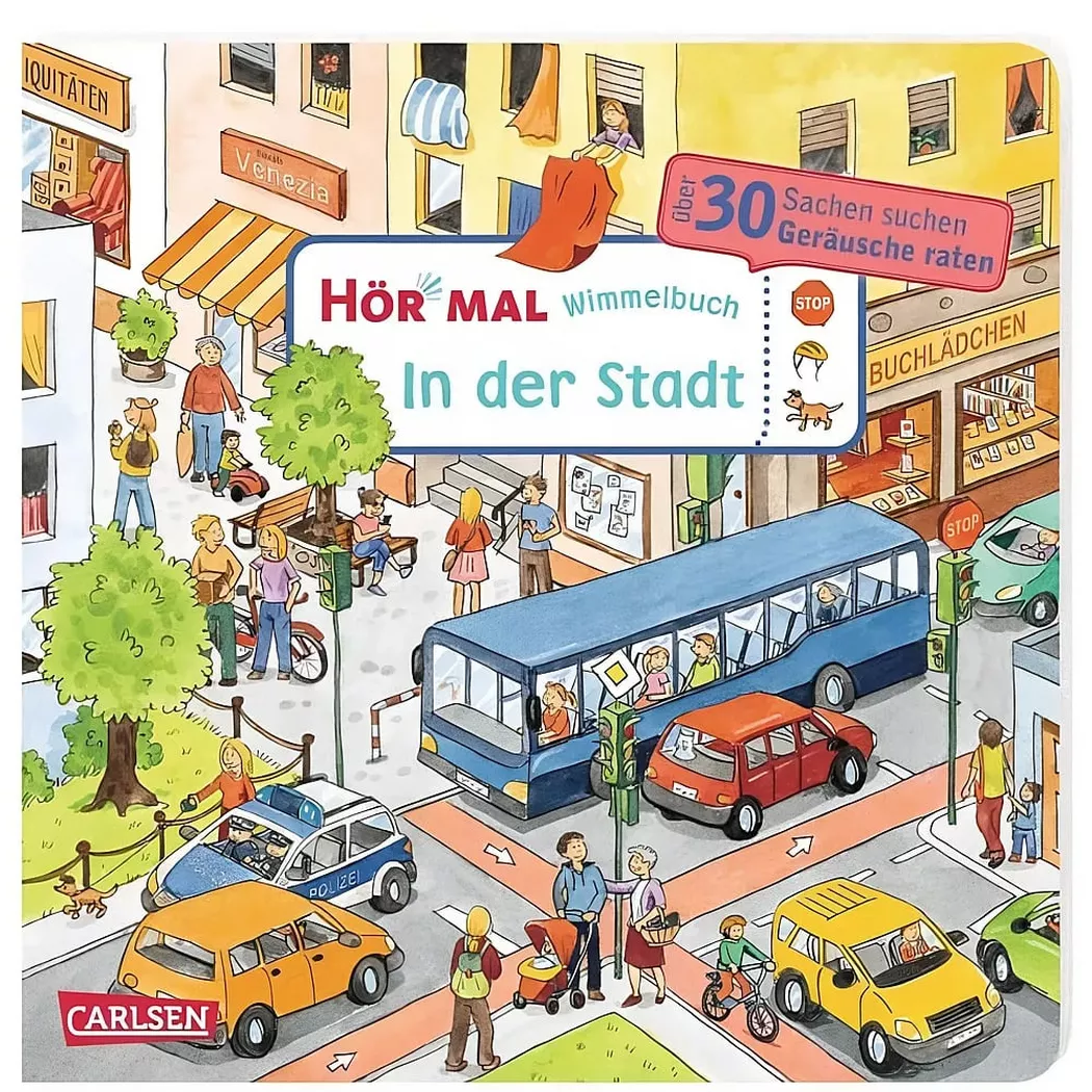 Carlsen - Hör mal (Soundbuch): Wimmelbuch: Stadt