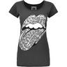 Amplified  The Rolling Stones TShirt mit Zunge in Leopardenmuster 