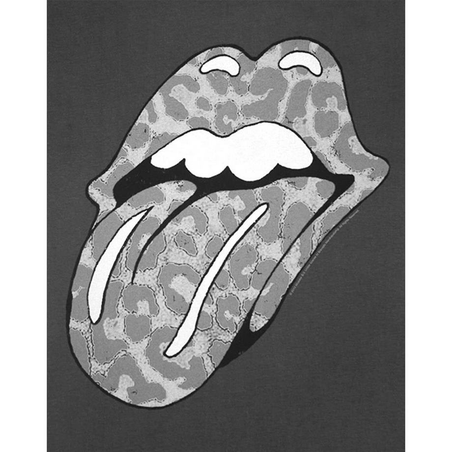 Amplified The Rolling Stones T-Shirt Leopardenzunge  