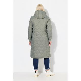 Ulla Popken Cappotto Trapuntato Funzionale Idrorepellente Cappuccio  