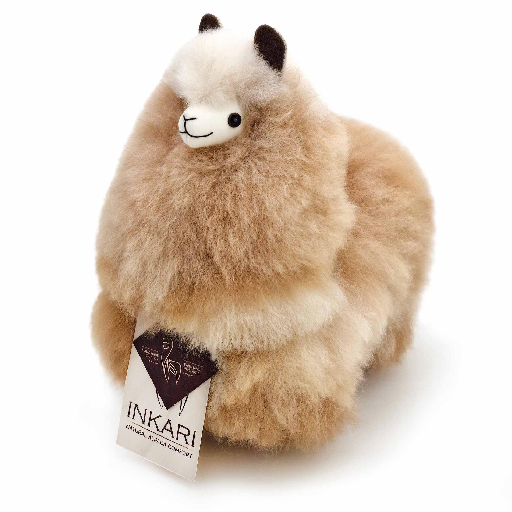 Image of Alpaka Kuscheltier Small (23 cm) - Sandstone