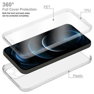 Cadorabo  Housse compatible avec Apple iPhone 13 PRO - 360° Full Body Coque de protection - Protection frontale et dorsale, protection intégrale avec protection d'écran 