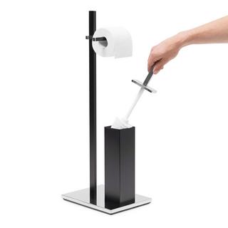 B2X Toilettengarnitur mattschwarz  