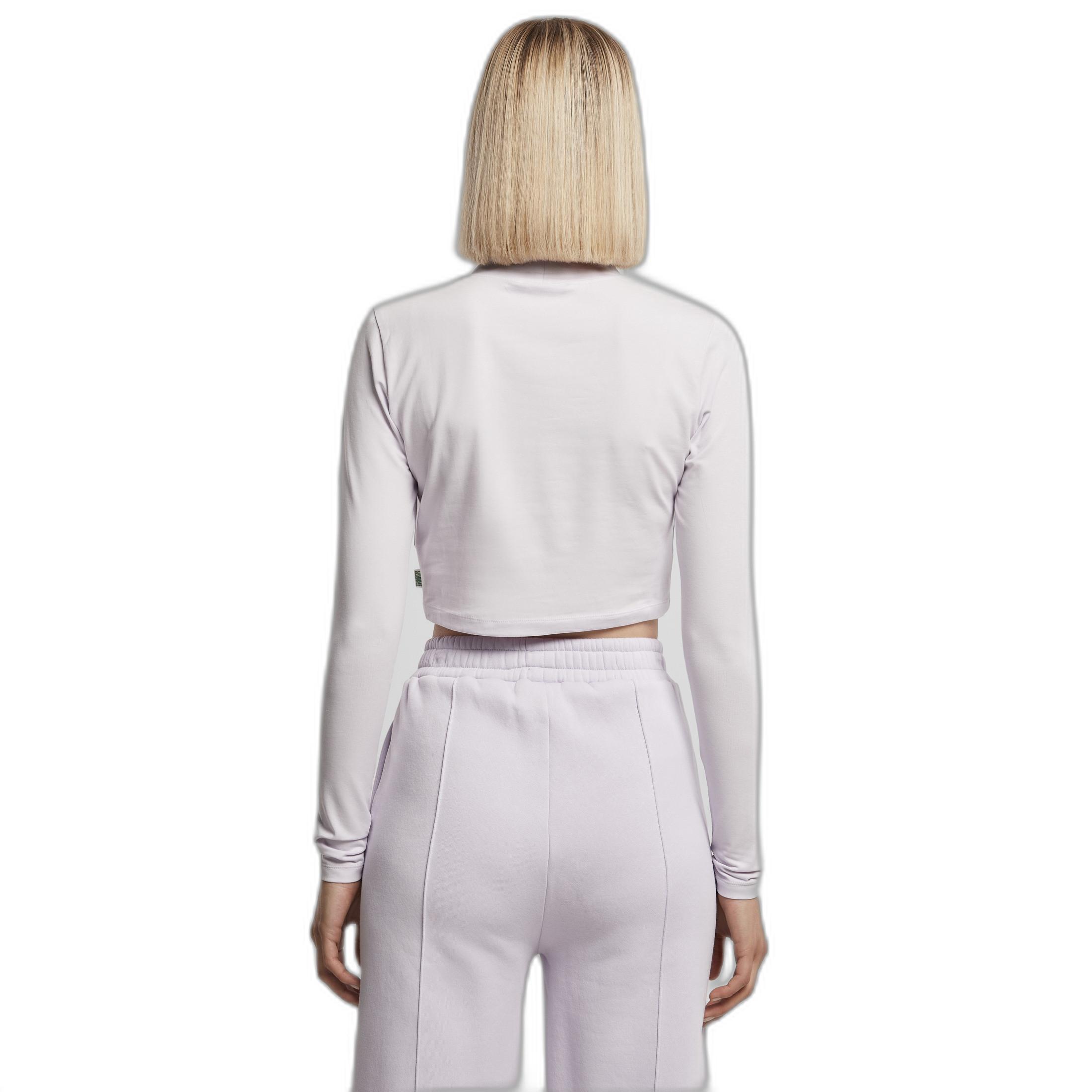 URBAN CLASSICS Cotone Biologico Maglietta a Maniche Lunghe  