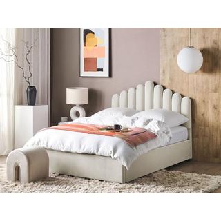 Beliani Bett mit Bettkasten aus Samtstoff Modern VINCENNES  