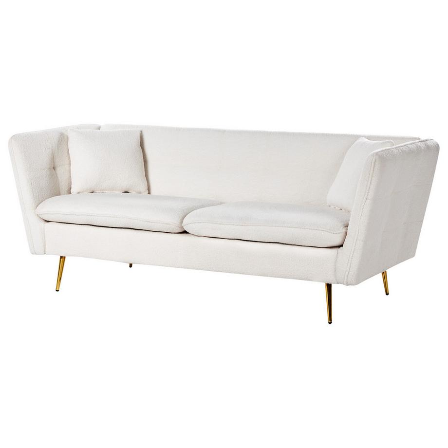 Beliani 3 Sitzer Sofa aus Bouclé  FREDERICA  