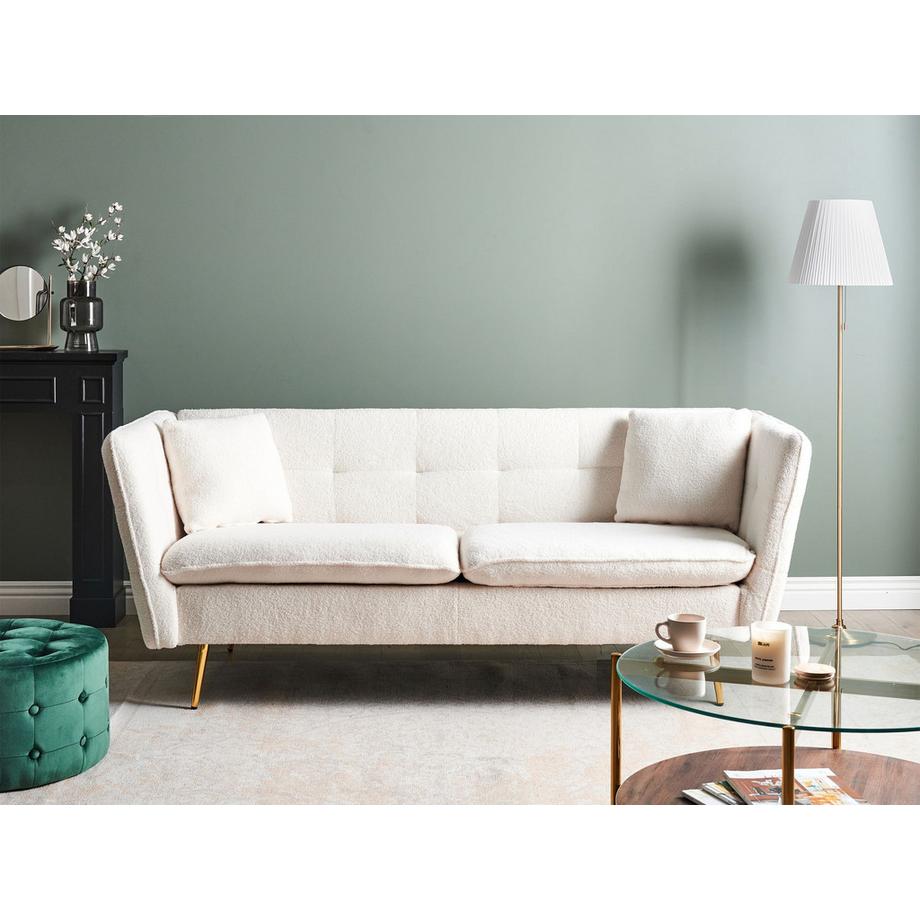 Beliani 3 Sitzer Sofa aus Bouclé  FREDERICA  
