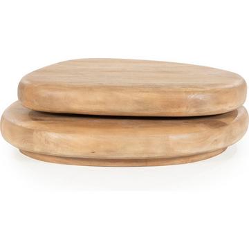 Table basse Kabo brun clair 100x80