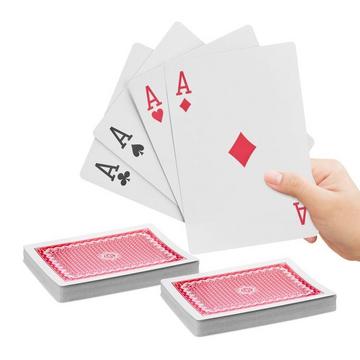 Jumbo-Spielkarten, 2 Decks