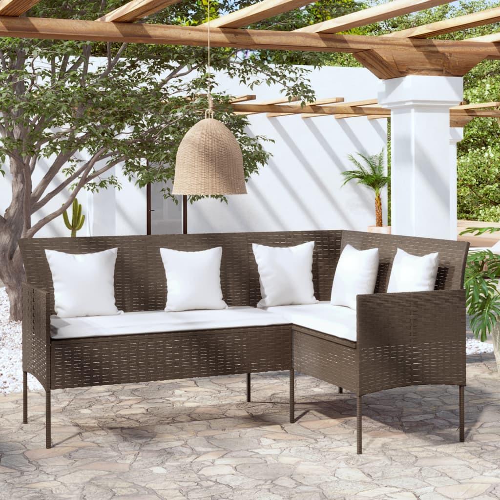 VidaXL Gartensofa poly-rattan  