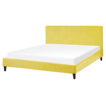 Letto con rete a doghe en Velluto Moderno FITOU